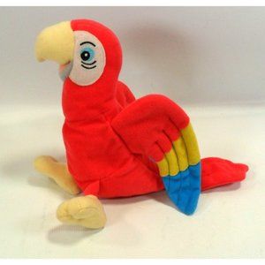 Mattel Star Bean Disney Waddlesworth Parrot Beanbag Plush 6” 102 Dalmatians